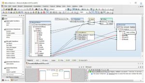 Mapforce Deskop pantalla diseño del mapeo